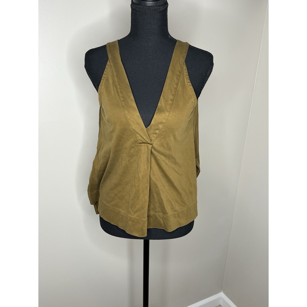 Madewell Women's Yellow Gold Tank Top Blouse Shirt Size XS